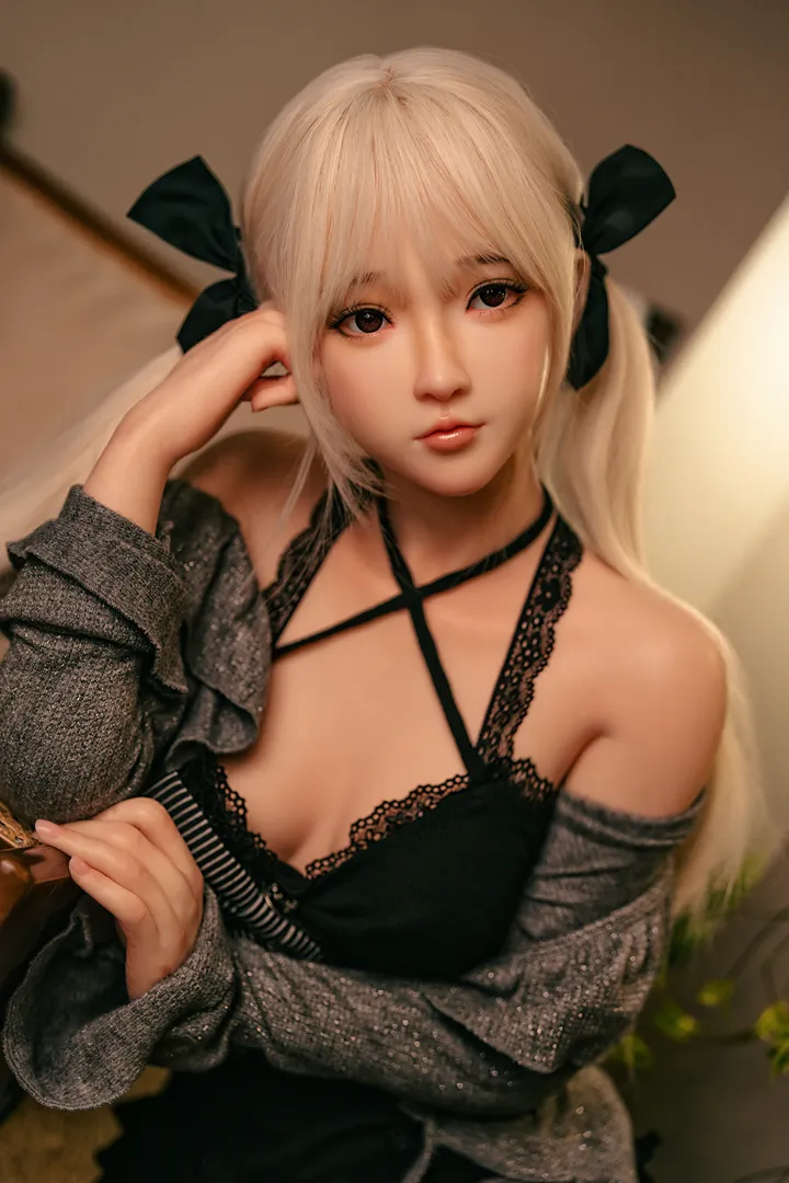 150cm (4ft11) Small Breasts Realistic Lifelike Silicone Sex Doll Haruki, ROS Head #18B